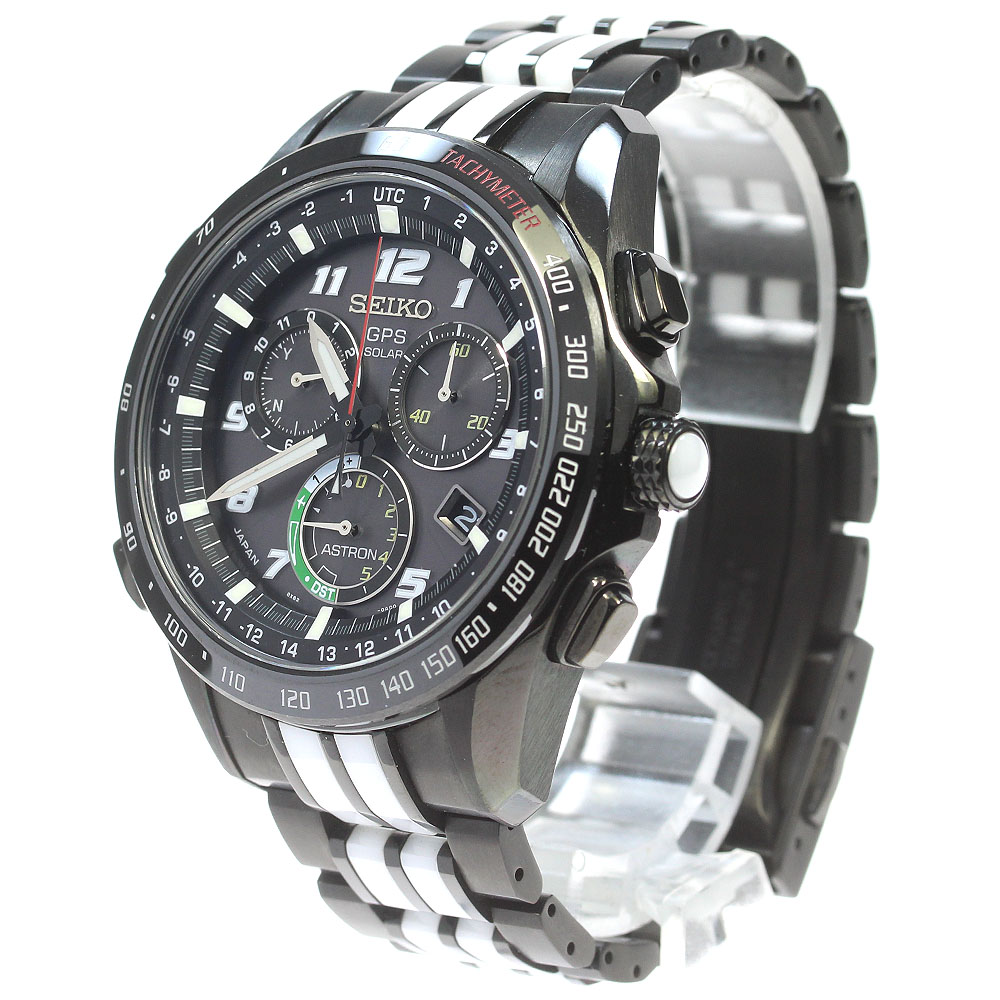 セイコー SEIKO SBXB037/8X82-0AL0-1 アストロン ジウジアーロデザイン限定モデル ソーラー電波 メンズ 美品 _842140【中古】