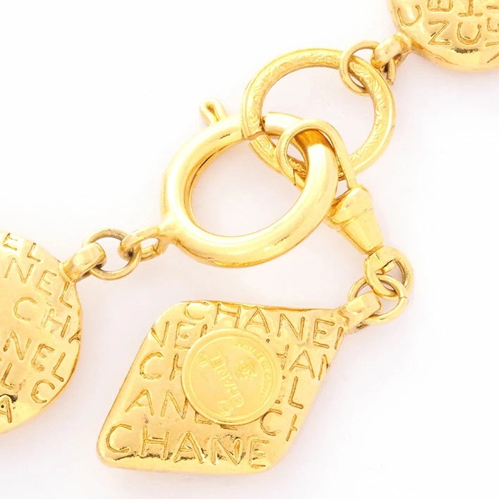 シャネル ココマドモアゼル ロゴ ラウンド コイン 【ネックレス】