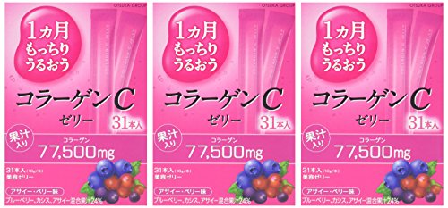 SDKWDH 1か月もっちりうるおうコラーゲンCゼリー31本 x【3箱セット】
