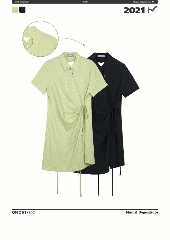 オモントエッグタルトホームレトロチェック柄ナショナルスタイル改良チャイナドレスレディース夏新作デザインシャツスカート オモントエッグタルトホームレトロチェック柄ナショナルスタイル改良チャイナドレスレディース夏新作デザインシャツスカート