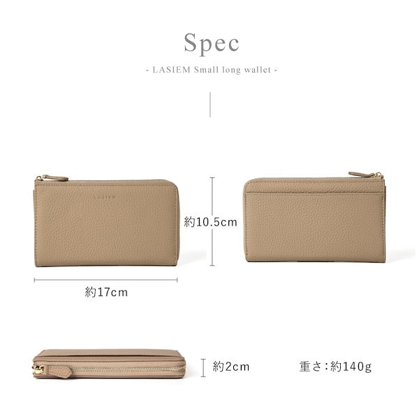Qoo10] LASIEM 長財布 レディース 新色入荷 本革 小さ