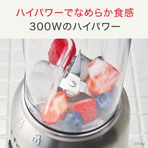 ティファール ミキサー 400mL ポータブル 300W ハイパワー 「ミックス アンド ムーブ」 スムージー メタリック BL150DJP ティファール ミキサー 400mL ポータブル 300W ハイパワー 「ミックス アンド ムーブ」 スムージー メタリック BL150DJP