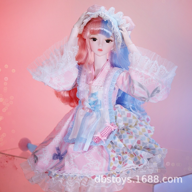 60 センチメートル Bjd 関節人形 Sd 3 点ヒューマノイド人形女の子おもちゃ人形 スタイル 60 センチメートル Bjd 関節人形 Sd 3 点ヒューマノイド人形女の子おもちゃ人形 スタイル