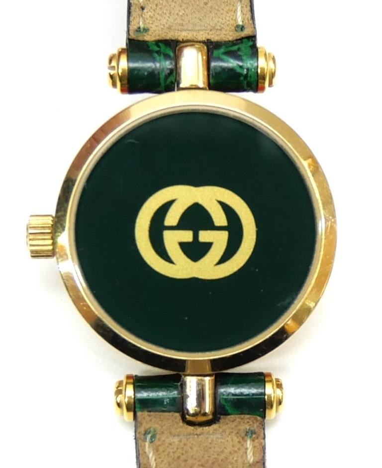 【希少稼働品】グッチ ペンダントウォッチ ヴィンテージ時計 GUCCI シェリー GUCCI グッチ レディースウォッチ 腕時計 シェリー クオーツ グリーン