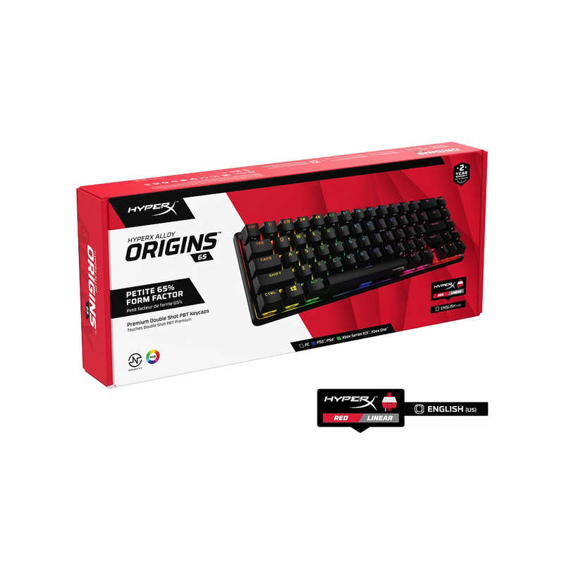 HYPERX　ゲーミングキーボード HyperX Alloy Origins 65 Mechanical Gaming Keyboard　4P5D6AA#ABA