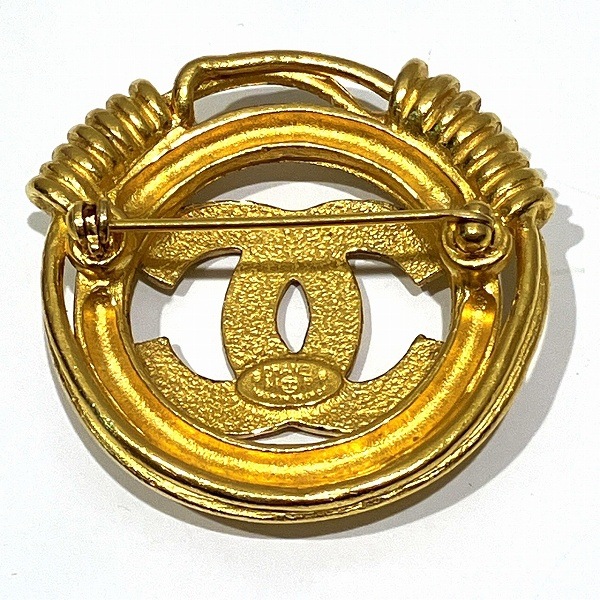 シャネル ココマーク ゴールド ブランド小物 ブローチ レディース