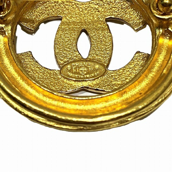 シャネル ココマーク ゴールド ブランド小物 ブローチ レディース
