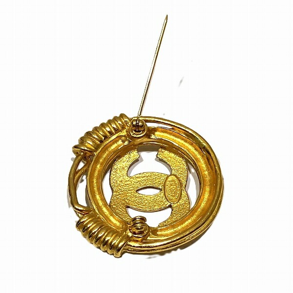 シャネル ココマーク ゴールド ブランド小物 ブローチ レディース