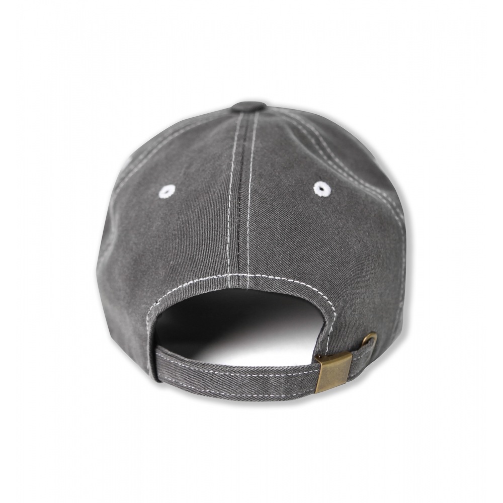 優れたOSロゴ顔料ボールキャップ_チャコール