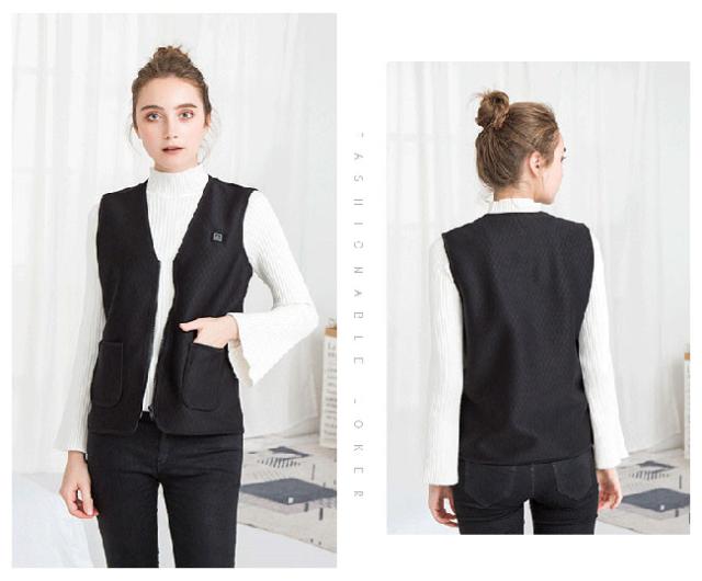 電熱ベスト ヒーターベスト 改良版 男女兼用 冬新作 ヒーター5つ フード付き 3段温度調整 メンズ レディース インナーベスト ダウンベスト 中綿入り 防寒 秋冬用 洗濯可 am ギフト 秋服