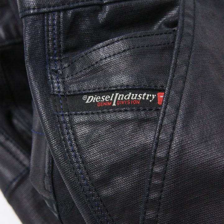 ジーンズ ブラックデニム パンツ メンズ D-AZERR-SP2 コーティング加工 ストレート die-m-p-e8-865 ジーンズ ブラックデニム パンツ メンズ D-AZERR-SP2 コーティング加工 ストレート die-m-p-e8-865