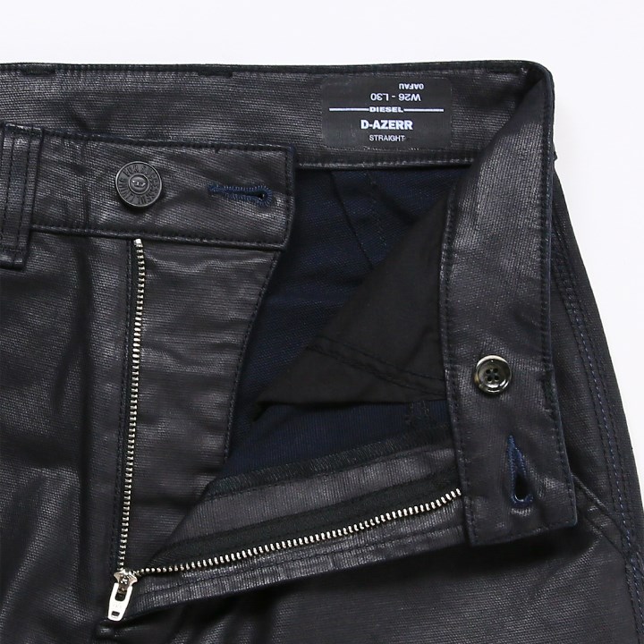 ジーンズ ブラックデニム パンツ メンズ D-AZERR-SP2 コーティング加工 ストレート die-m-p-e8-865 ジーンズ ブラックデニム パンツ メンズ D-AZERR-SP2 コーティング加工 ストレート die-m-p-e8-865