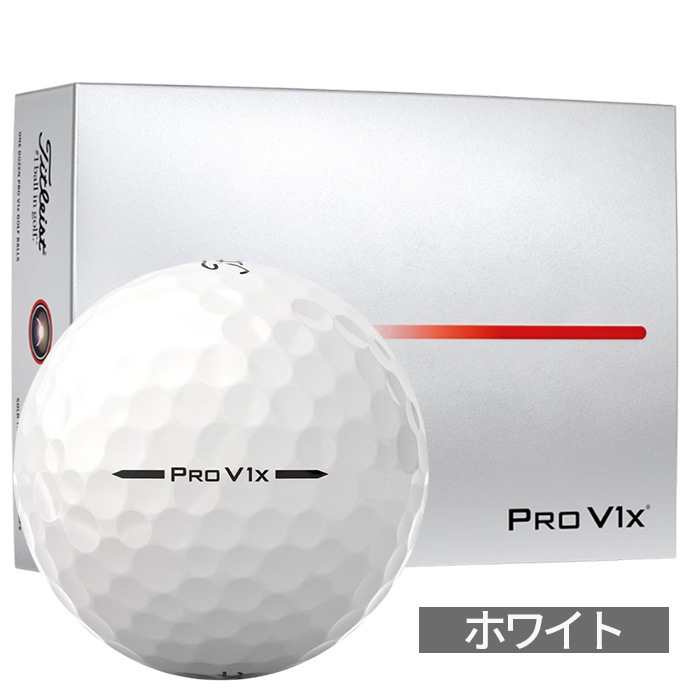 【SHOPクーポンあり】ゴルフ ボール ホワイト 1ダース 12球入り V1x V1x 2025年モデル 見つけやすい 蛍光色 低スピン 2025年モデル 人気 父の日 敬老の日　スポーツ