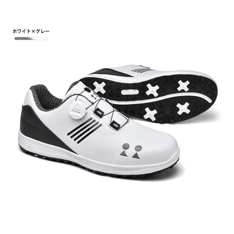 スニーカー ゴルフシューズ メンズ レディース ダイヤル式 大きいサイズ 幅広い スパイクレス フィット感 軽量 動きやすい 防水 耐久 練習場 白 おすすめ スニーカー ゴルフシューズ メンズ レディース ダイヤル式 大きいサイズ 幅広い スパイクレス フィット感 軽量 動きやすい 防水 耐久 練習場 白 おすすめ