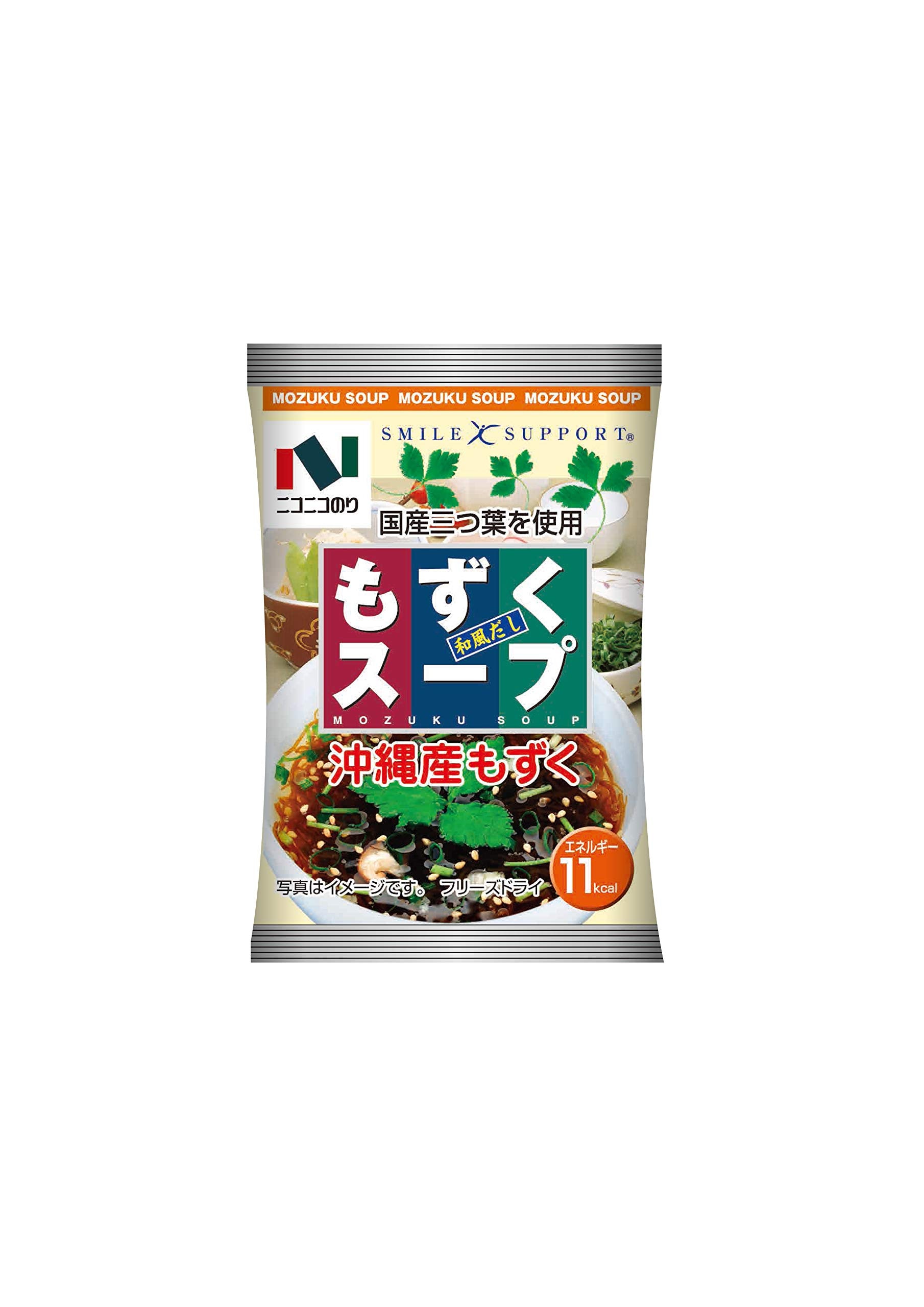 ニコニコのり もずくスープ 4袋×10個