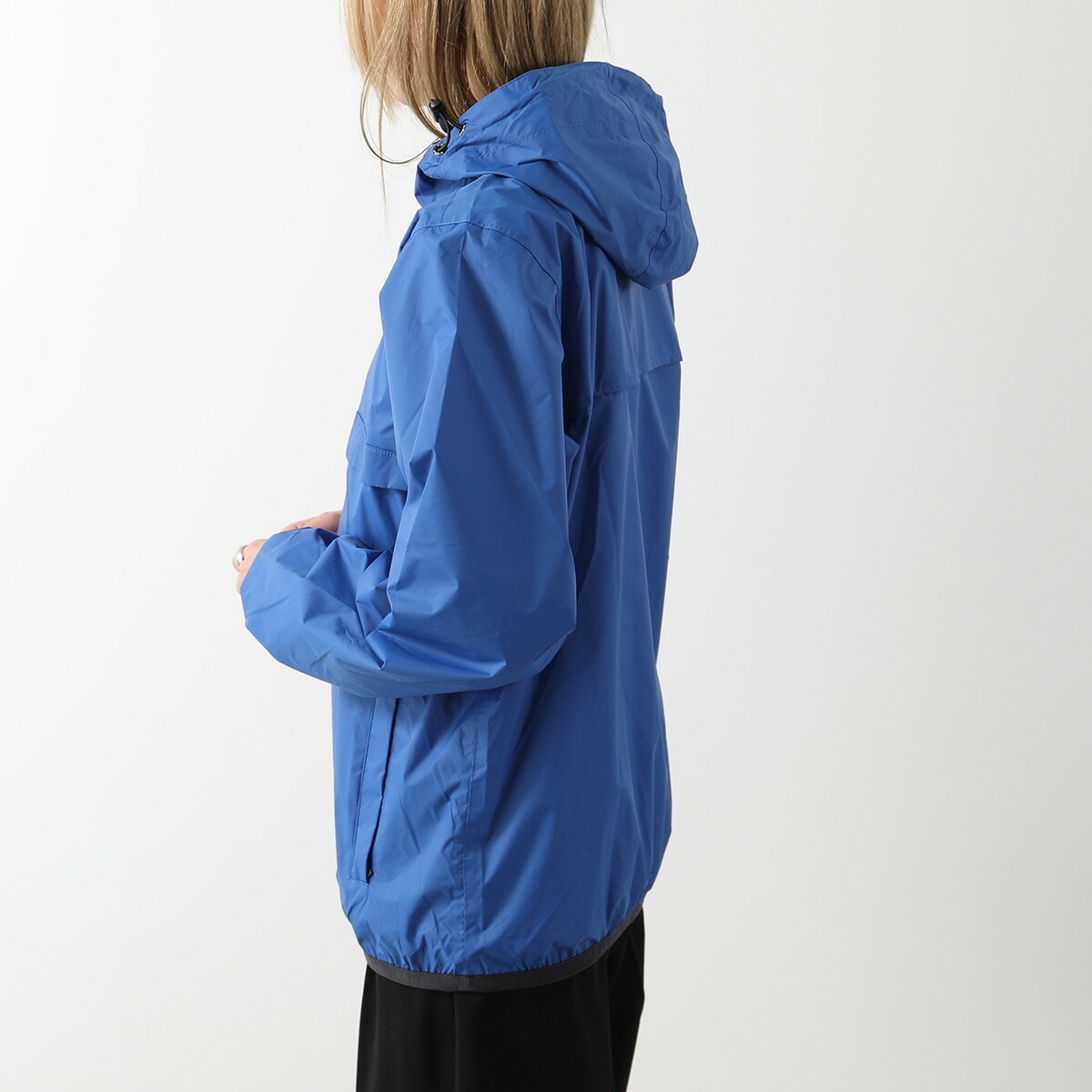 PLAY COMME des GARCONS × K-WAY プレイ コムデギャルソン ケーウェイ プルオーバー J502 レディース ナイロン アノラック ハーフジップ パーカー