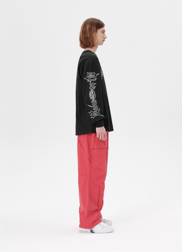 【mahagrid】24SS★ GOTHIC ECLIPSE LOGO LS TEE mahagrid] GOTHIC ECLIPSE LOGO LS TEE Tシャツ・カットソー
