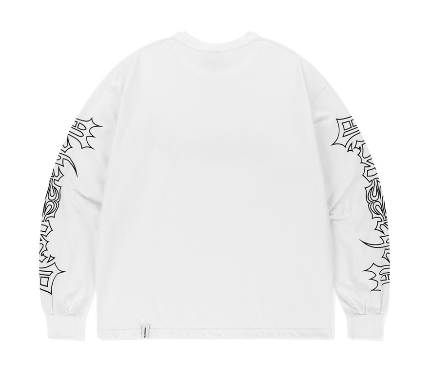 【mahagrid】24SS★ GOTHIC ECLIPSE LOGO LS TEE mahagrid] GOTHIC ECLIPSE LOGO LS TEE Tシャツ・カットソー