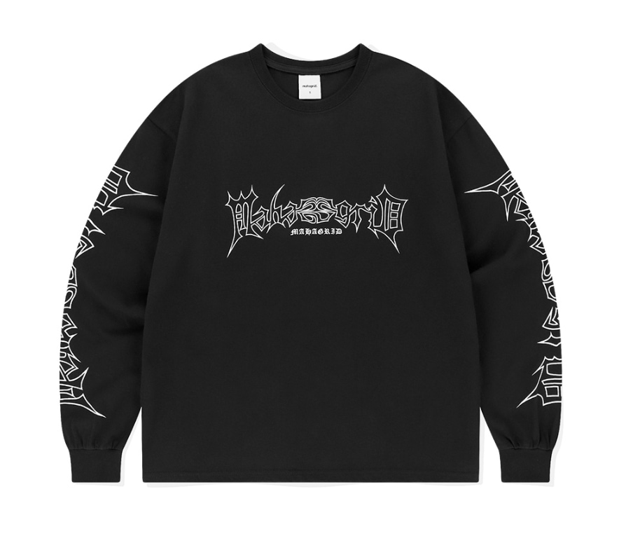 mahagrid] GOTHIC ECLIPSE LOGO LS TEE Tシャツ・カットソー