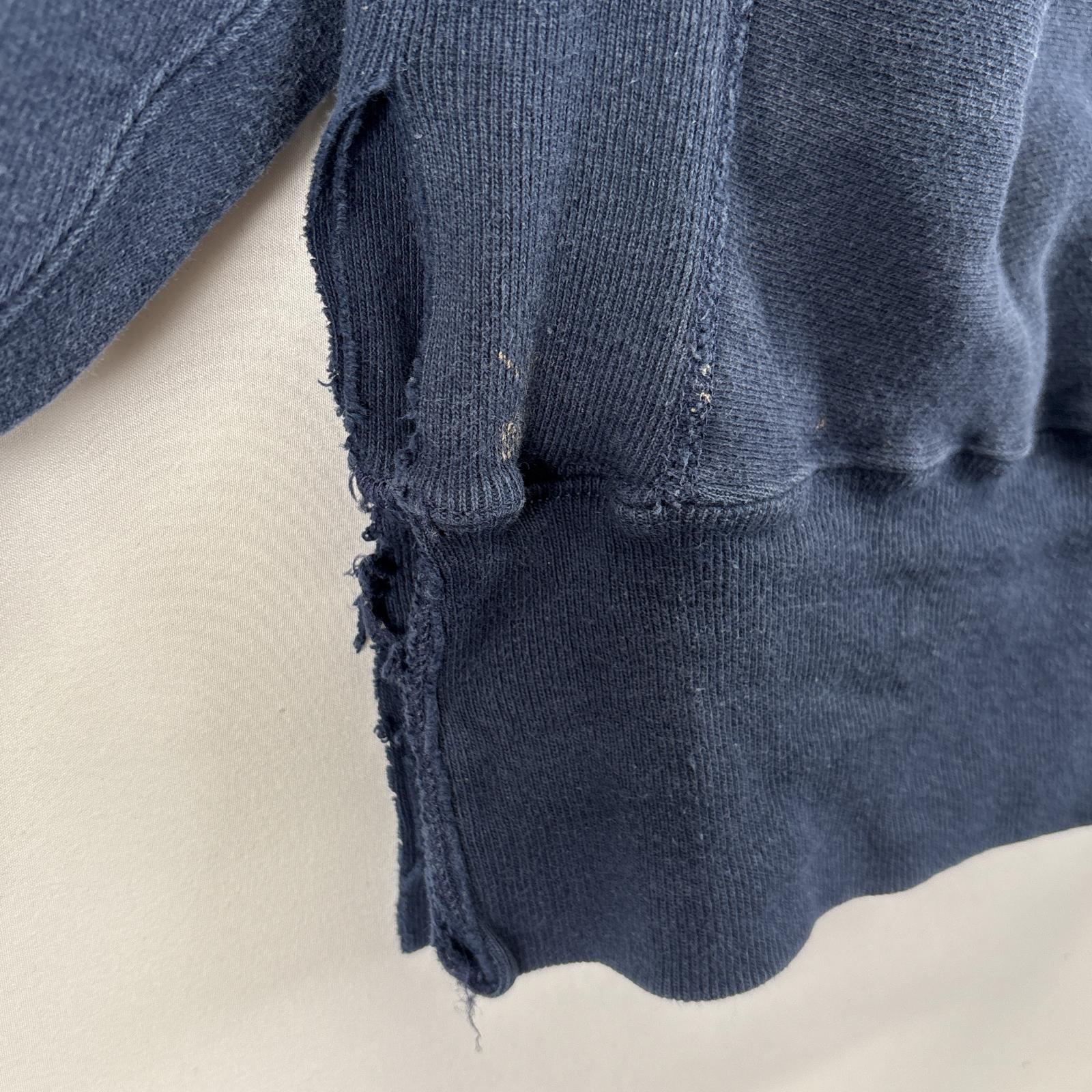 古着 90s/90年代 スウェット リバースウィーブ カレッジロゴ MICHIGAN プリント XXL ネイビー メンズ