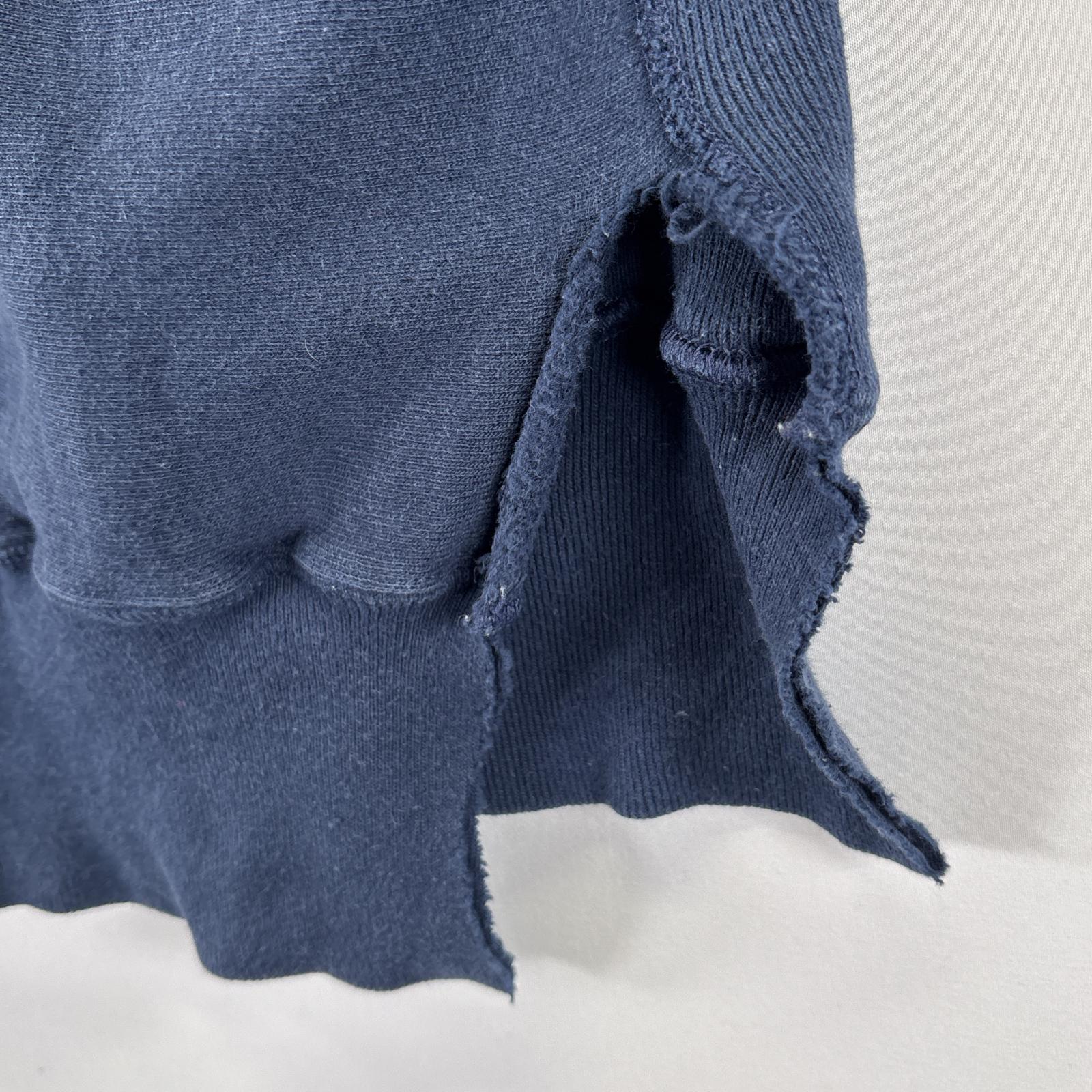 古着 90s/90年代 スウェット リバースウィーブ カレッジロゴ MICHIGAN プリント XXL ネイビー メンズ