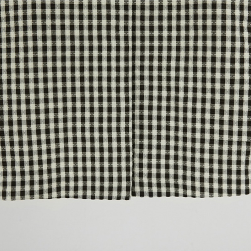 クリック＆ファニー ゼンディッシュシアサッカー チェックスカート