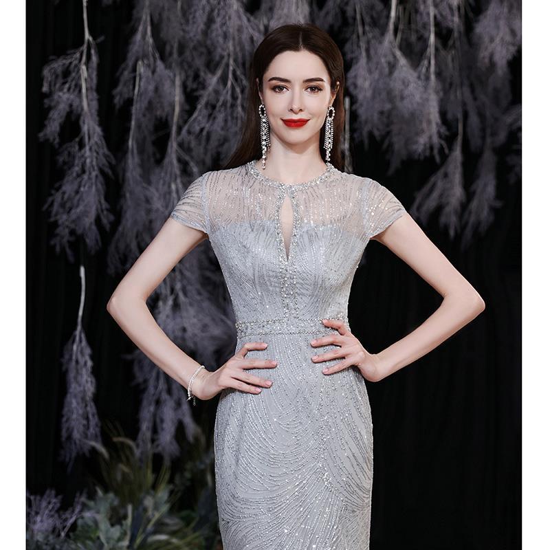 パーティードレス2024新作 花嫁ロングドレス 結婚式ワンピース 司会 二次会 演奏会 披露宴 花嫁 ドレス ワンピース ロングドレス ウエディングドレス 花嫁 結婚式 お呼ばれ