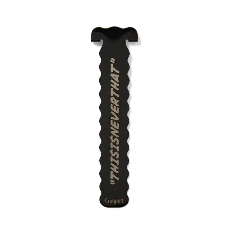 ディスイーズネヴァーデット Perch Bookmark Black ディスイーズネヴァーデット Perch Bookmark Black