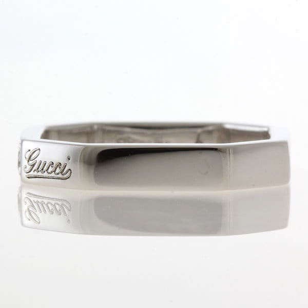 グッチ K18WG リング 6号 ダイヤ 中古 美品 送料無料 即決☆0338 Shop KUBOTA ⁄ ブランドグッチGUCCI インフィニティ ダイヤモンド