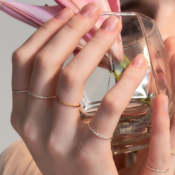 ◇Hei◇ twinkle layered 3set ring [正規品/関税込] 正規品・関税込み◇HEI◇TWINKLE LAYERED 3SET RING (Hei/指輪