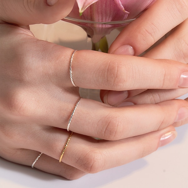 ◇Hei◇ twinkle layered 3set ring [正規品/関税込] 正規品・関税込み◇HEI◇TWINKLE LAYERED 3SET RING (Hei/指輪