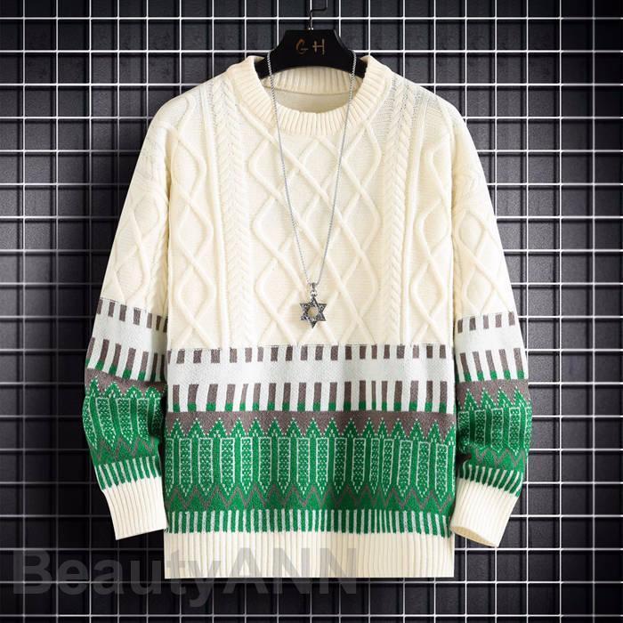 セーター メンズ ニットセーター クリスマス プレゼント トップス 秋冬 シンプル ビジネス 事務服 フォーマル ケーブル 仕事用 長袖 男性 着痩 秋冬 プレゼント