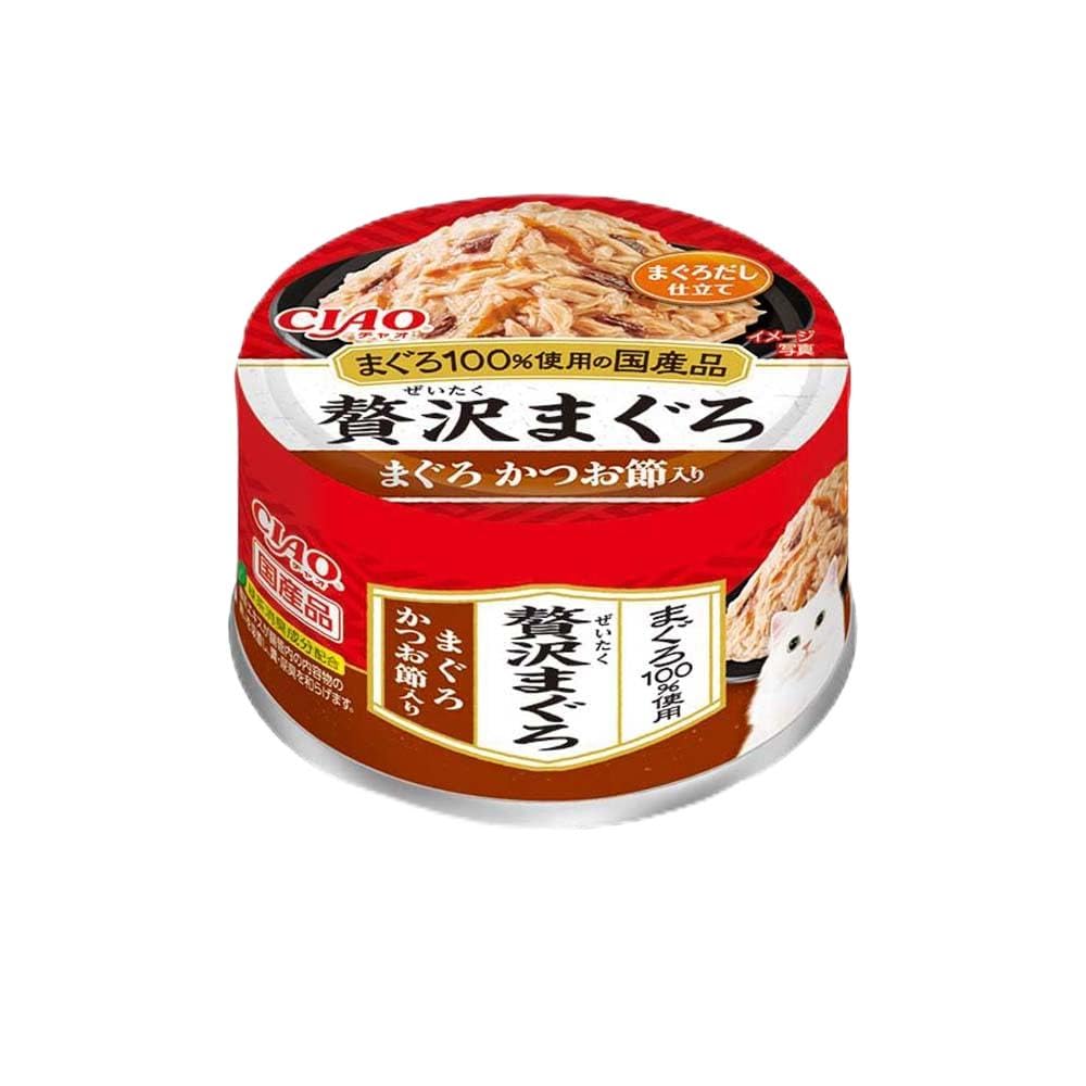 チャオ(CIAO)贅沢まぐろかつお節入り60g24個セット チャオ(CIAO)贅沢まぐろかつお節入り60g24個セット