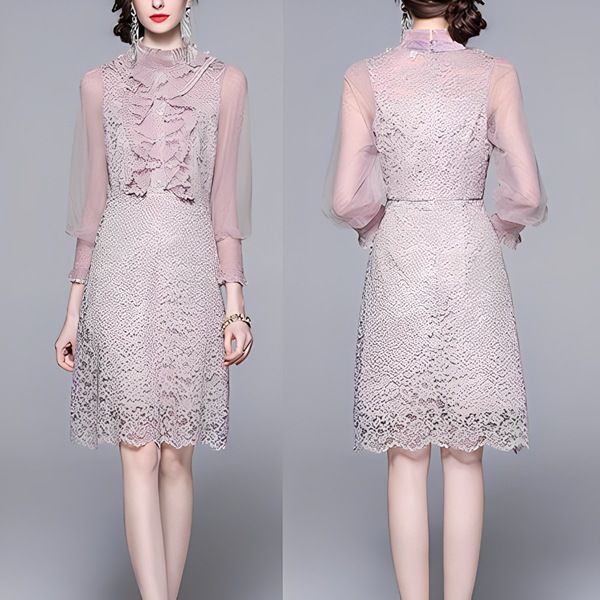 ドレス ワンピース パーティードレス カラードレス パーティー ミニ 膝上 ミドル丈 長袖 ベルスリーブ ランタンスリーブ ラウンドネック スタンドカラー プリンセスライン Aライン レース 刺繍 ドレス ワンピース パーティードレス カラードレス パーティー ミニ 膝上 ミドル丈 長袖 ベルスリーブ ランタンスリーブ ラウンドネック スタンドカラー プリンセスライン Aライン レース 刺繍