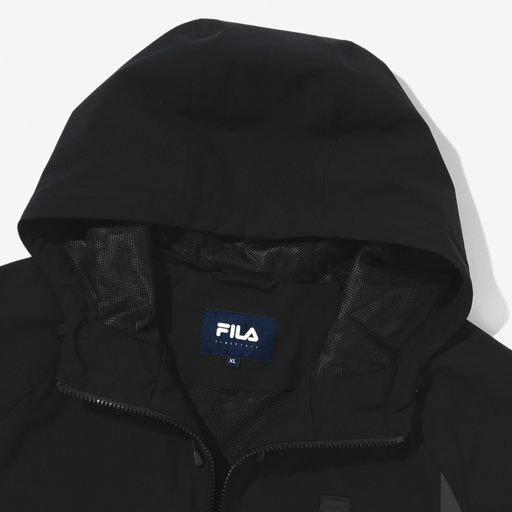 FILA 2レイヤーウィンドシールド_FS2JKG3104X_BLK FILA 2レイヤーウィンドシールド_FS2JKG3104X_BLK