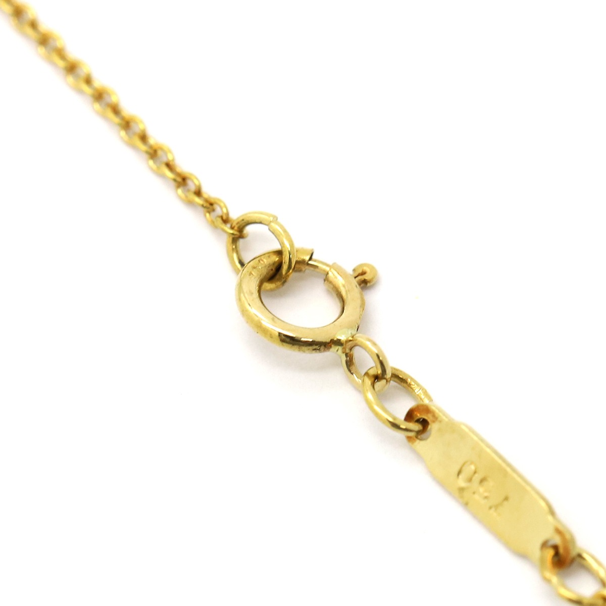 ティファニー Tiffany & Co ネックレス パール ペンダント K18YG パール イエローゴールド フラワーモチーフ 750YG 18金 【中古】