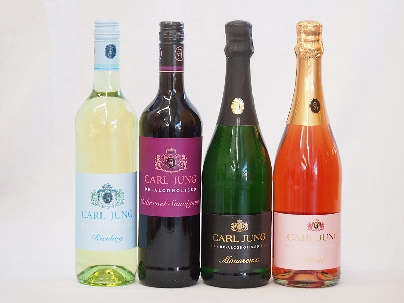 脱アルコールワイン4本セット(脱アルコールスパークリングロゼワイン カールユング(やや辛口) 脱アル