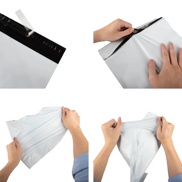 【1000枚組】宅配ビニール袋 幅250mm高さ350mm+フタ40mm 60μm厚 A4 B5 宅配袋 梱包袋 耐水 防水 高強度 強力粘着テープ付 ゆうパック ネコポス メール便 宅配便 宅急便