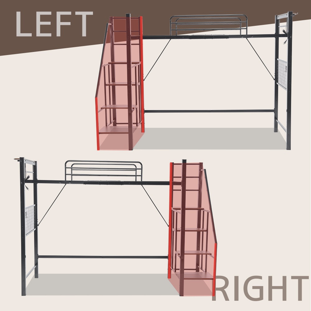 【即日発送】【ホワイト】2025年新作 システムベット ロフトベッド シングル コンセント付き 収納付き 耐荷重150kg 高さ173cm 北欧風 スチールネット S型フック付きスチール 耐震 ベッド