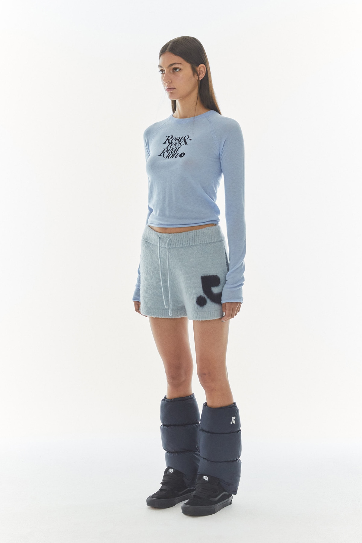 RAGLAN LONG SLEEVE KNIT ラグラン ロゴ 長袖 ニット (4カラー) RAGLAN LONG SLEEVE KNIT ラグラン ロゴ 長袖 ニット (4カラー)