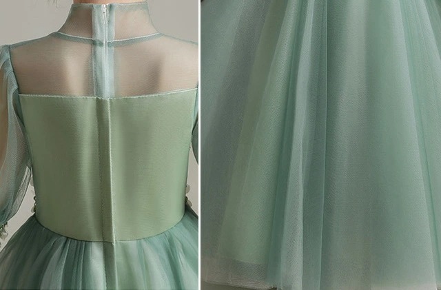 グリーン 子供ドレス ロング ピアノ発表会ドレス 緑 ドレス 160 女児ドレス ハイネック 結び付き リボン オシャレ パフスリーブ キッズドレス シャンパン色 白 ホワイト 七五三ドレス 子供服 グリーン 子供ドレス ロング ピアノ発表会ドレス 緑 ドレス 160 女児ドレス ハイネック 結び付き リボン オシャレ パフスリーブ キッズドレス シャンパン色 白 ホワイト 七五三ドレス 子供服