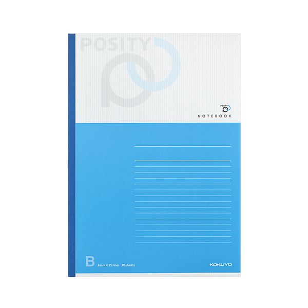 (まとめ) コクヨ ノート(POSITY) セミB5 B罫 30枚 P3ノ-31BX10 1セット(50冊：10冊×5パック) (×2セット)