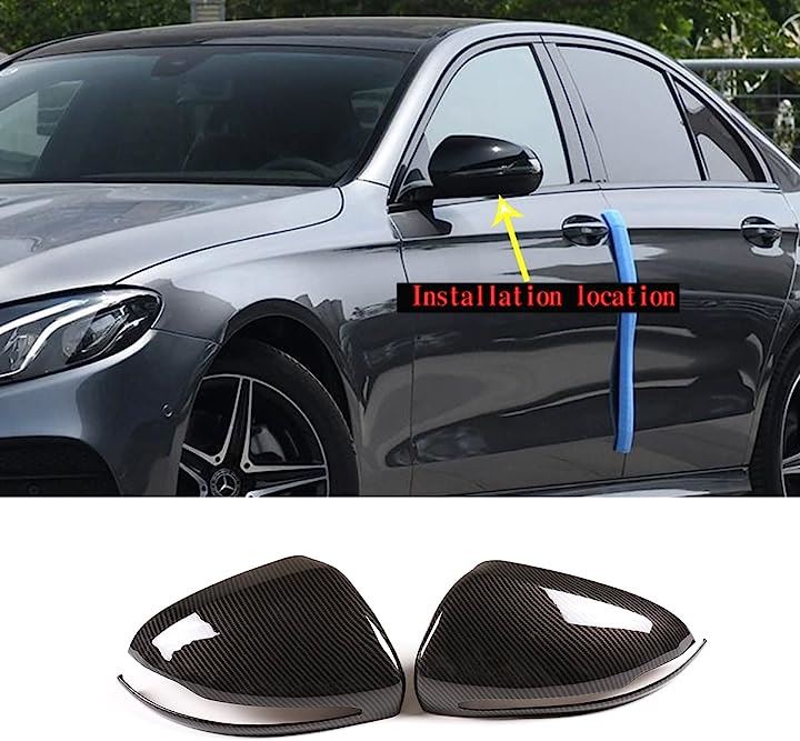 メルセデス ベンツ E S C GLC クラス W213 W222 W205 X253に対応 車用 ドアミラー ガーニッシュ ドアミラーサイドミラーカバー( カーボン柄) メルセデス ベンツ E S C GLC クラス W213 W222 W205 X253に対応 車用 ドアミラー ガーニッシュ ドアミラーサイドミラーカバー( カーボン柄)