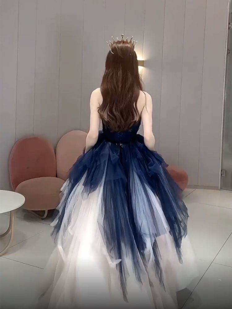 女性用宴会ホストイブニングドレス 2024年誕生日成人式セクシースリムエレガント気質 ウェディングドレス