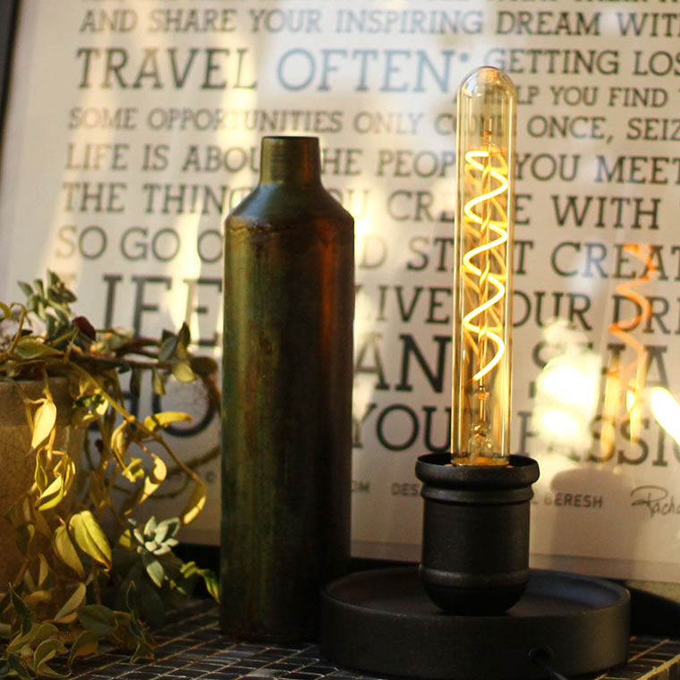 5個セットエジソン電球 スパイラル ロングチューブゴールド E26 調光器対応 フィラメントLED 5個セットエジソン電球 スパイラル ロングチューブゴールド E26 調光器対応 フィラメントLED