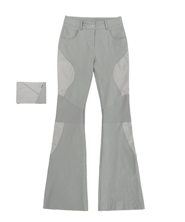 ★送料・関税込★OJOS★Detachable Pouch Nylon Pants★パンツ★ OJOS | Detachable Pouch Nylon Pants / Grey - 활동성 높은 팬츠