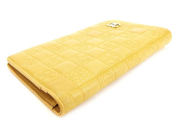 長財布 財布 ファスナー付き 長財布 アイコンシリーズ ココマーク ベージュ シルバー 中古