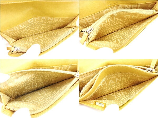 長財布 財布 ファスナー付き 長財布 アイコンシリーズ ココマーク ベージュ シルバー 中古