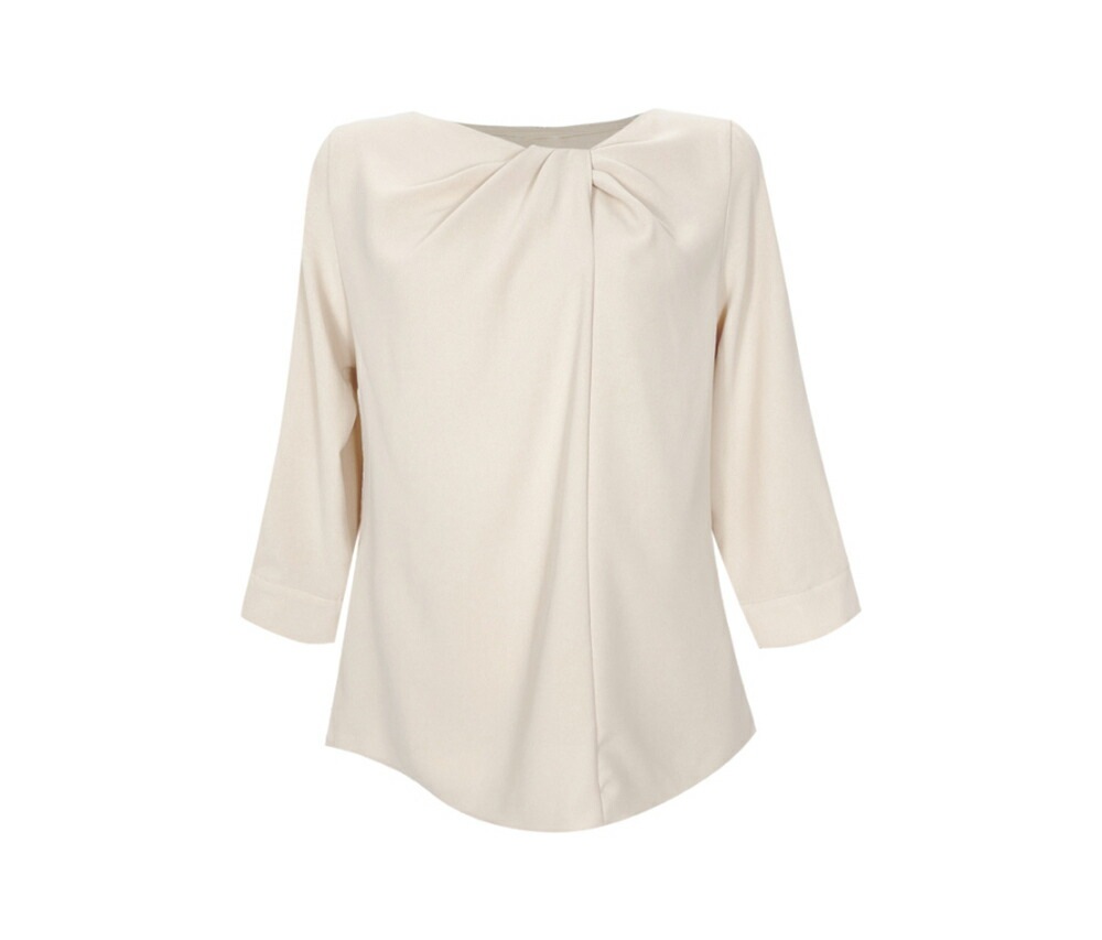 [メガ割りSALE]ツイストネックシフォンブラウス・p586901