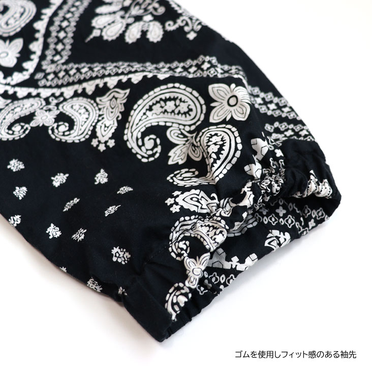 Allowed To Unfold アロウドトゥーアンフォールド マウンテンパーカー バンダナ柄 タイプライター素材 ペイズリー 薄手 ストリート モード モノトーン 0704-11400 Allowed To Unfold アロウドトゥーアンフォールド マウンテンパーカー バンダナ柄 タイプライター素材 ペイズリー 薄手 ストリート モード モノトーン 0704-11400